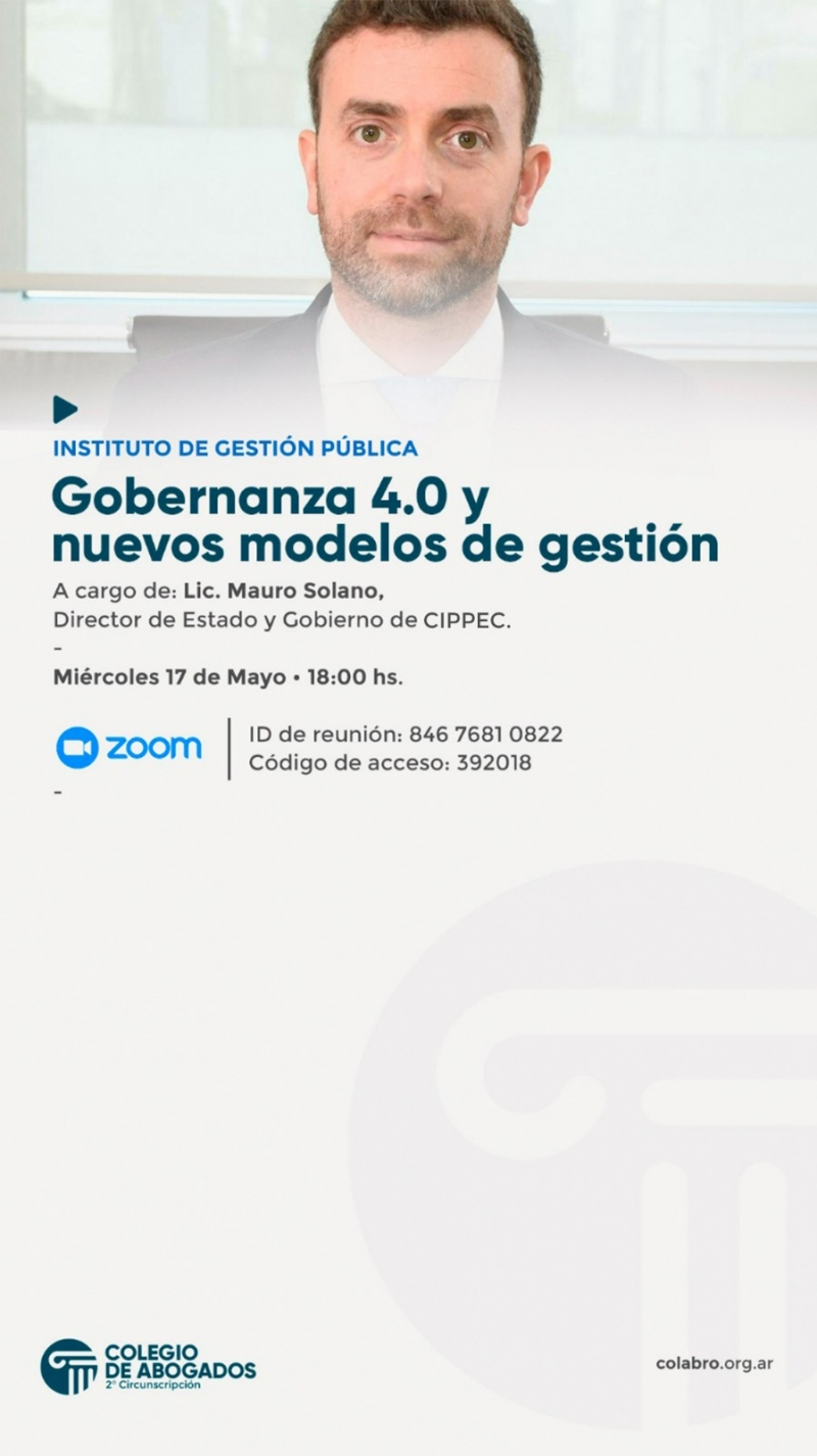 Gobernanza 4.0 y nuevos modelos de gestión - 17/05/2023